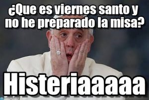 meme viernes santo misa