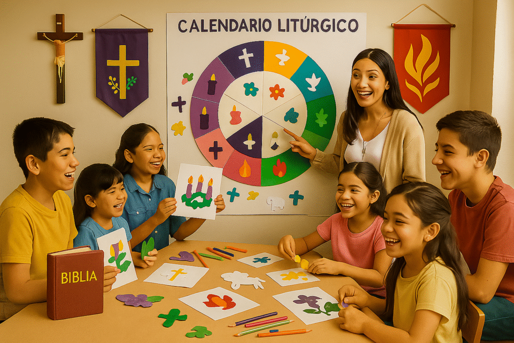 clase catecismo calendario liturgico