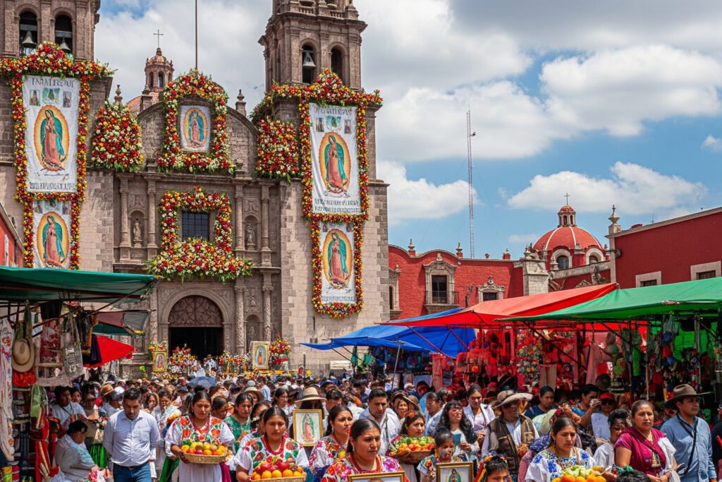 celebraciones de la Virgen de Guadalupe en Queretaro